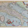 Carte ancienne de l’Italie - Abraham Ortelius