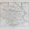 Carte géographique ancienne de Monferrat - Casale