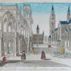 Gravure ancienne de Venise - Vue d’optique