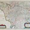 Carte géographique ancienne de Florence