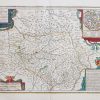 Carte géographique ancienne du Limousin