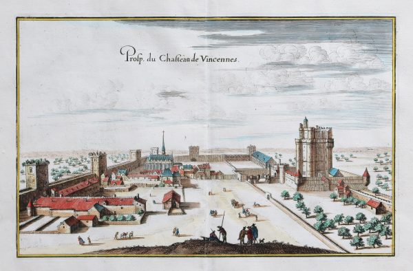 Gravure ancienne du Château de Vincennes