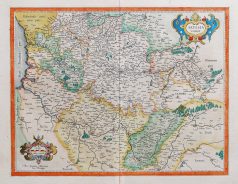 Carte géographique ancienne d’Artois