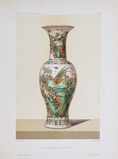 Gravure ancienne - Porcelaine de Chine