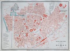 Plan ancien de la ville de Nîmes