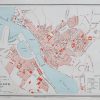 Plan ancien de la ville de Boulogne-sur-Mer