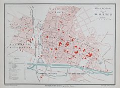 Plan ancien de la ville de Reims