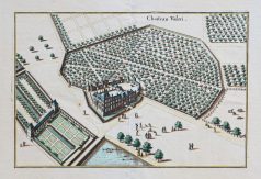 Gravure ancienne du Château de Vallery