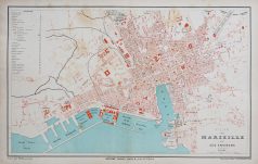 Plan ancien de la ville de Marseille