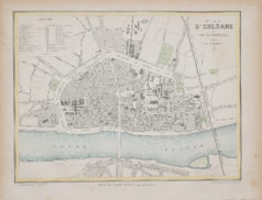 Plan ancien de la ville d’Orléans