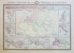 Carte de la géographie de l’Antiquité