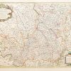 Carte géographique ancienne de l'Auvergne