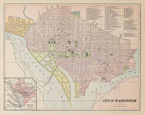 Plan ancien de Washington