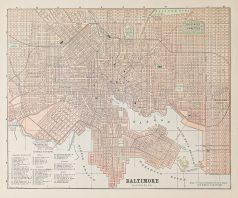 Plan ancien de Baltimore