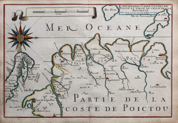 Carte Marine ancienne de l’Ile de Ré