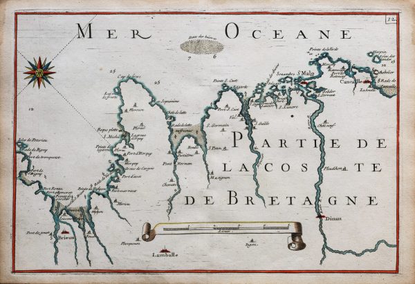 Carte Marine ancienne des Côtes d’Armor