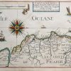 Carte Marine ancienne du nord de la France