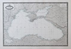 Carte marine ancienne de la mer Noire
