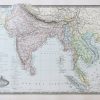 Carte géographique ancienne de l’Indochine