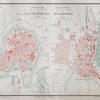 Plan ancien de la ville de La Rochelle & Rochefort