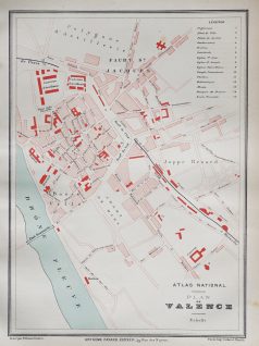 Plan ancien de la ville de Chartres