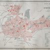Plan ancien de la ville de Saint Etienne