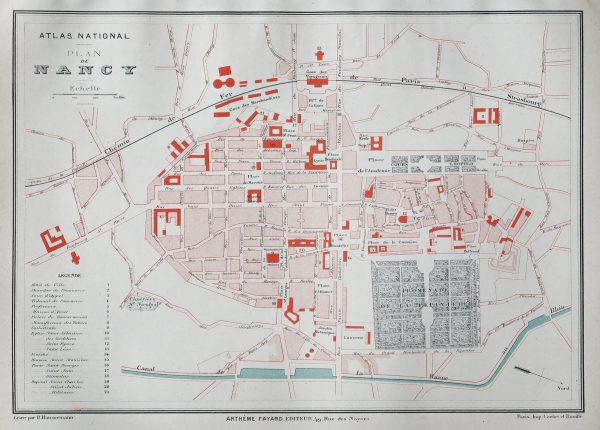 Plan ancien de la ville de Lorient
