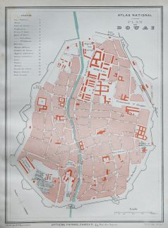 Plan ancien de la ville de Douai