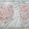 Plan ancien de la ville de Cambrai& St Omer