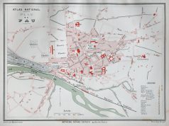 Plan ancien de la ville de Pau