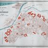 Plan ancien de la ville de perpignan