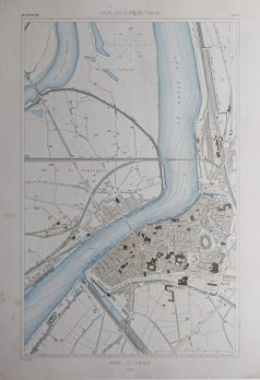 Carte marine ancienne du port d’Arles