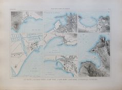 Carte marine ancienne de Saint-Tropez