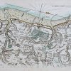 Carte marine ancienne des côtes du Cotentin