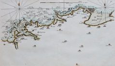 Carte marine ancienne de la Baie de Goulven