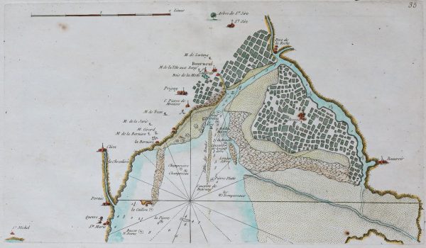 Carte marine ancienne de la baie de Bourgneuf