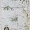 Carte marine ancienne de Granville et Jersey
