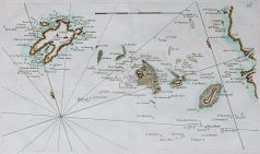 Carte marine ancienne de l’archipel de Molène