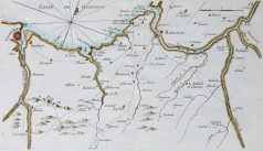 Carte marine ancienne du Golfe de Gascogne