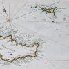 Carte marine ancienne de Belle-Ile-en-Mer