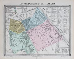 Plan ancien du 13e arrondissement de Paris