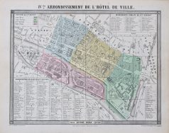 Plan ancien du 4e arrondissement de Paris