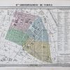 Plan ancien du 3e arrondissement de Paris