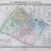Plan ancien du 15e arrondissement de Paris