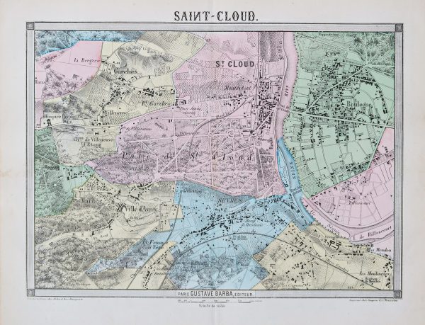 Plan ancien de Saint - Cloud