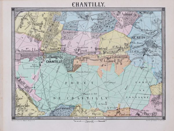 Plan ancien de Chantilly