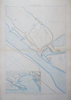 Carte marine ancienne de Saint-Louis du Rhône