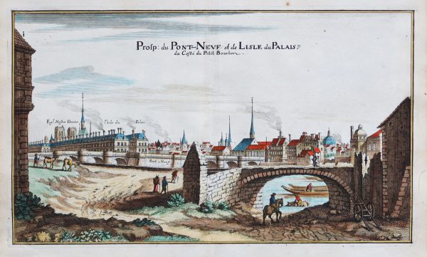 Gravure ancienne du Pont Neuf