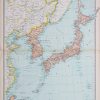 Carte géographique ancienne du Japon