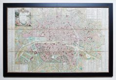Plan ancien de la ville et Faubourg de Paris